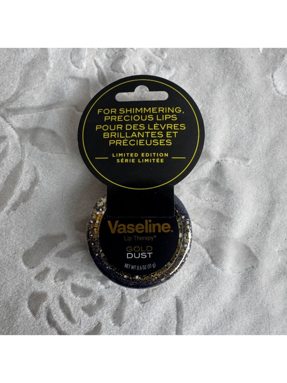 Vaseline Lip Therapy GOLD DUST Limited Edition ~ Light Pink Shimmering Balm 17g